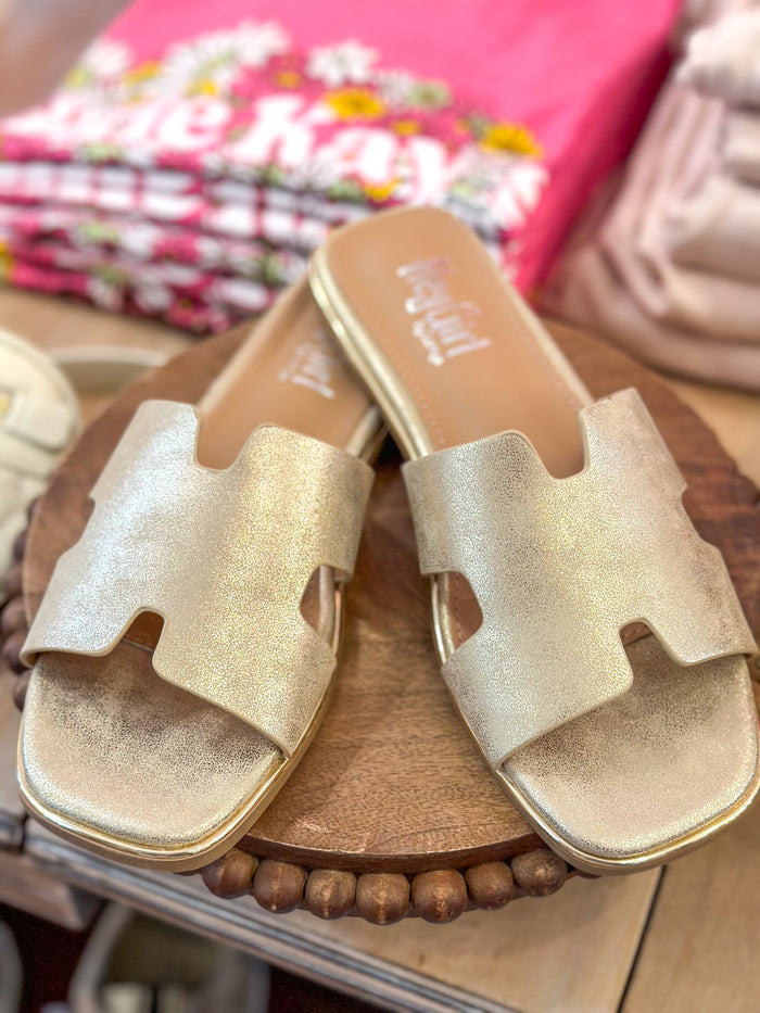 corkys gold picture perfect sandal