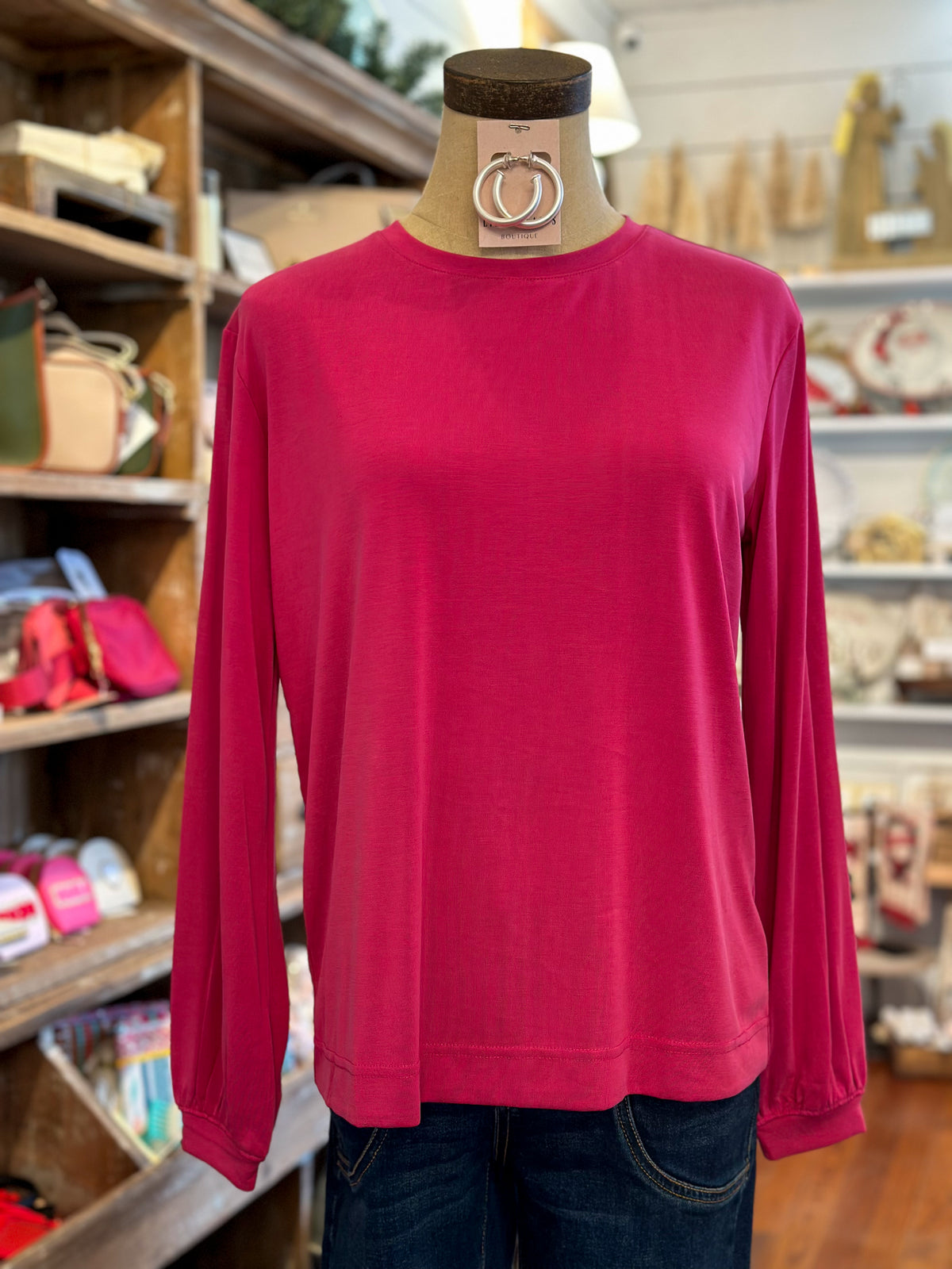 deep pink another love matilda top