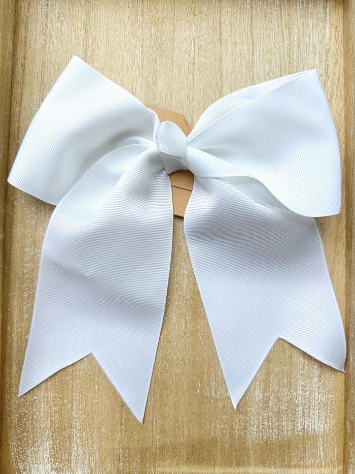 White Large Bow