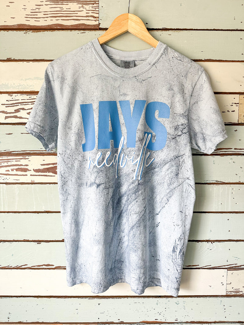 needville jays tie dye tee