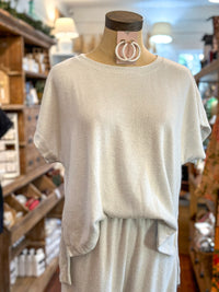 SILVER JUMPSUIT SET