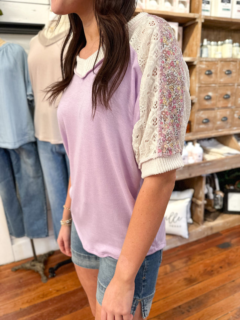 Amelia Top - Lavender