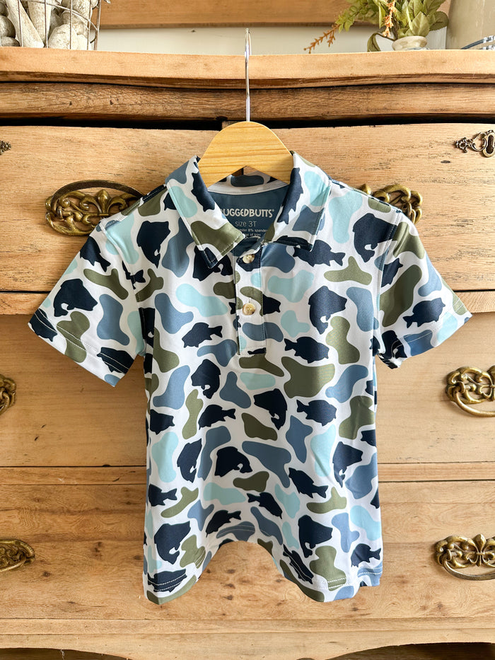 Ruggedbutts polo fish camo 