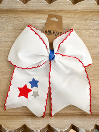 Stars Cheer Bow