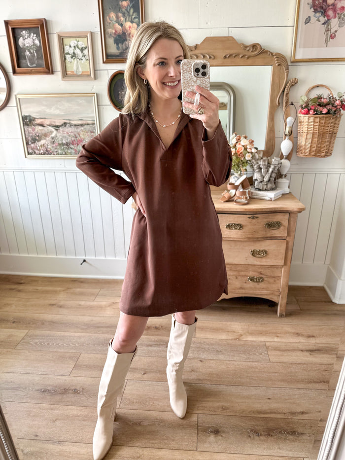 Alice Dress - Brown