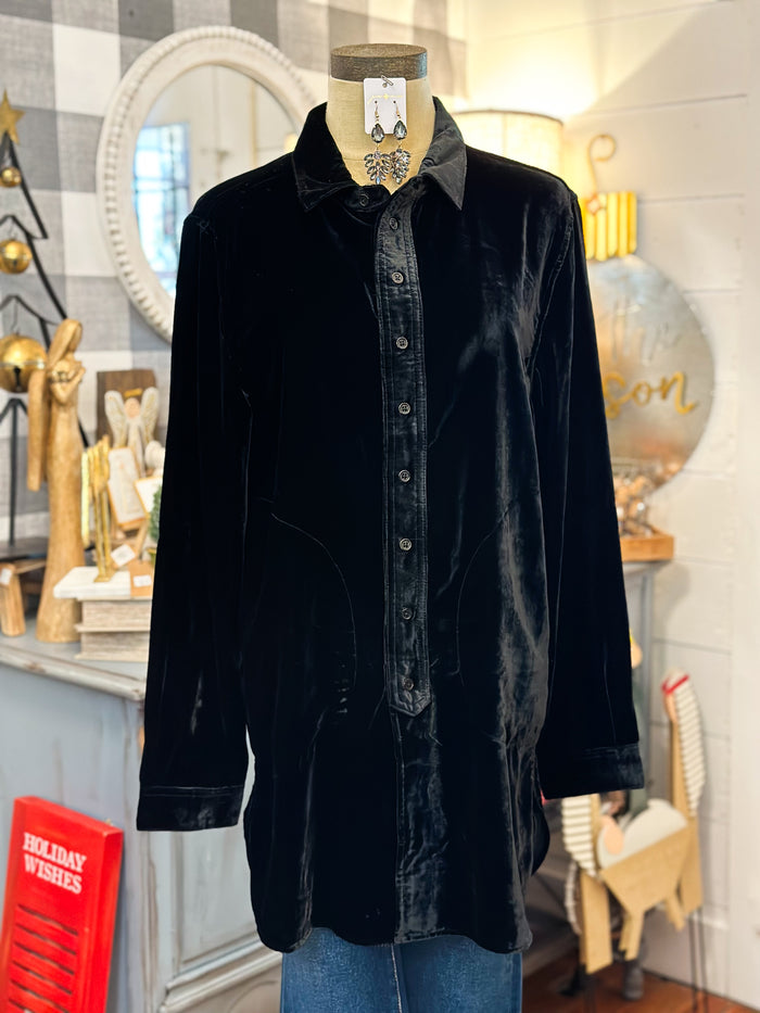 velvet tunic top dear johhn 