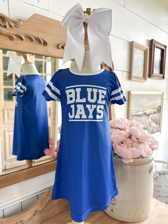 NEEDVILLE BLUE JAYS KIDS GAME DAY DRESS