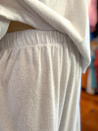 SILVER JUMPSUIT SET TOP