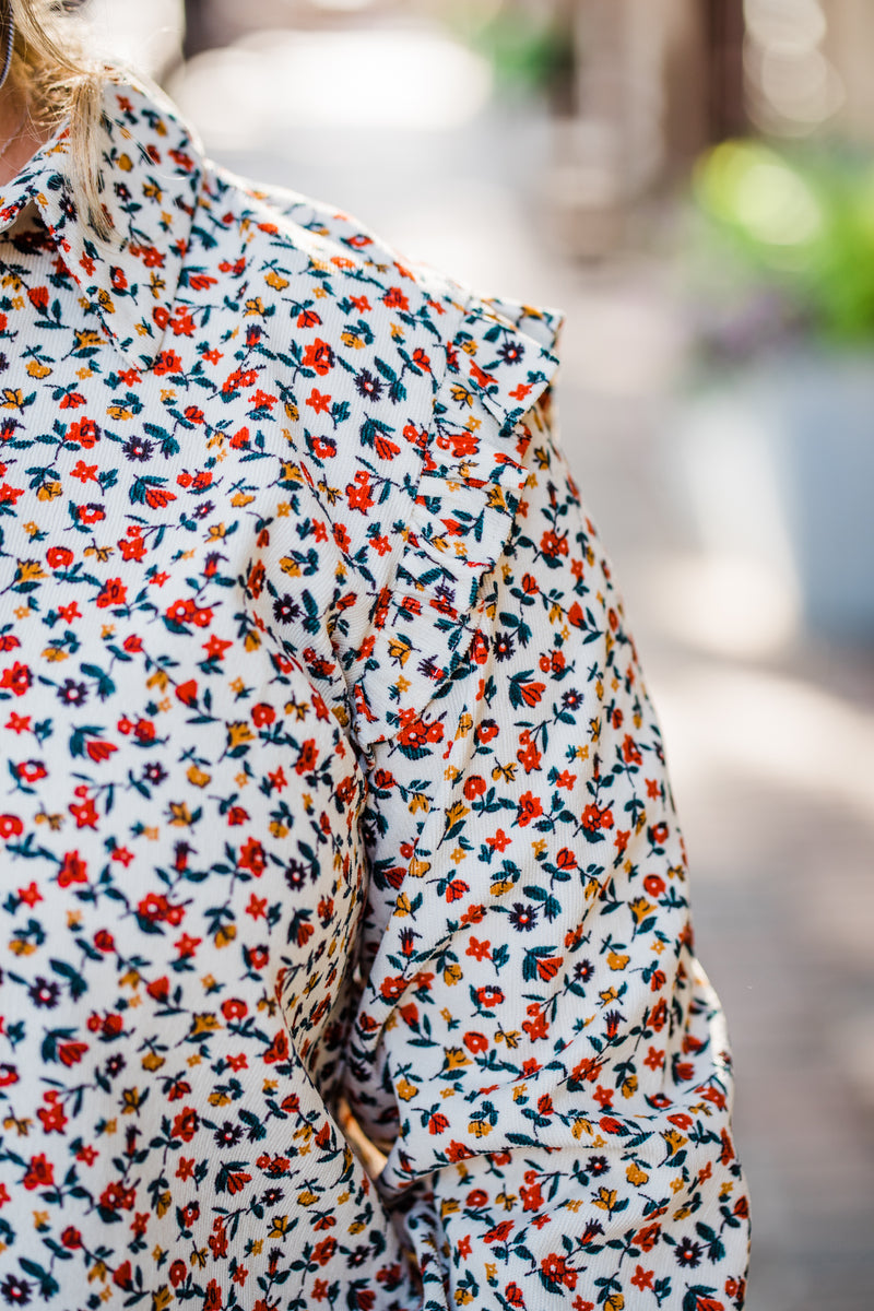 jolene top floral print layerz clothing