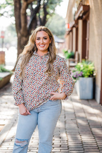 jolene top layerz clothing floral print