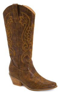 corkys just in case boot in saddle 