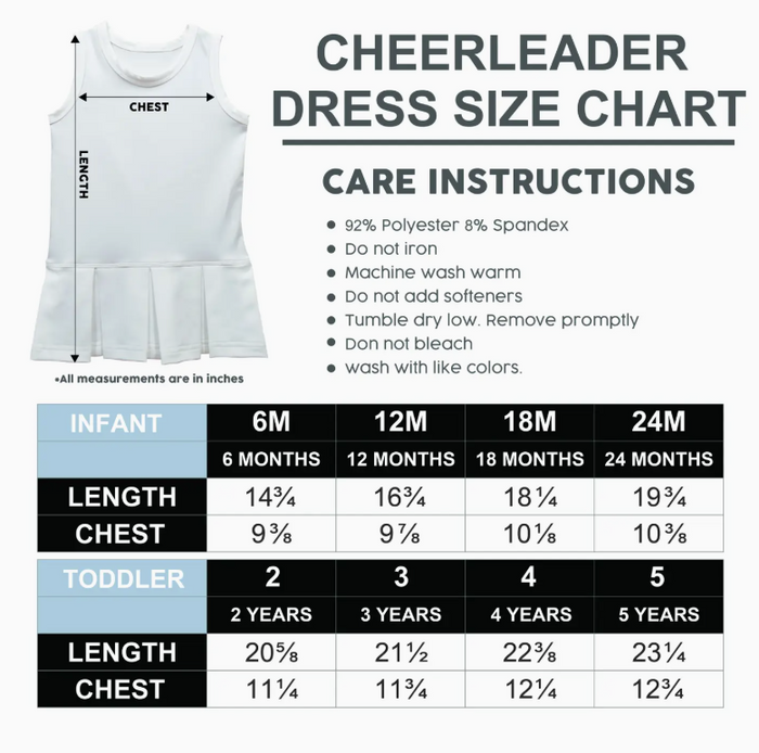 Needville Cheer Dress