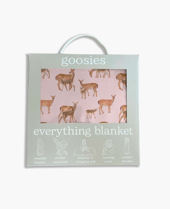 pink does and fawns everything blanket goosies 