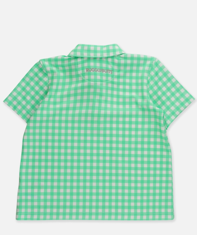green and white gingham toddlers ruggedbutts 
