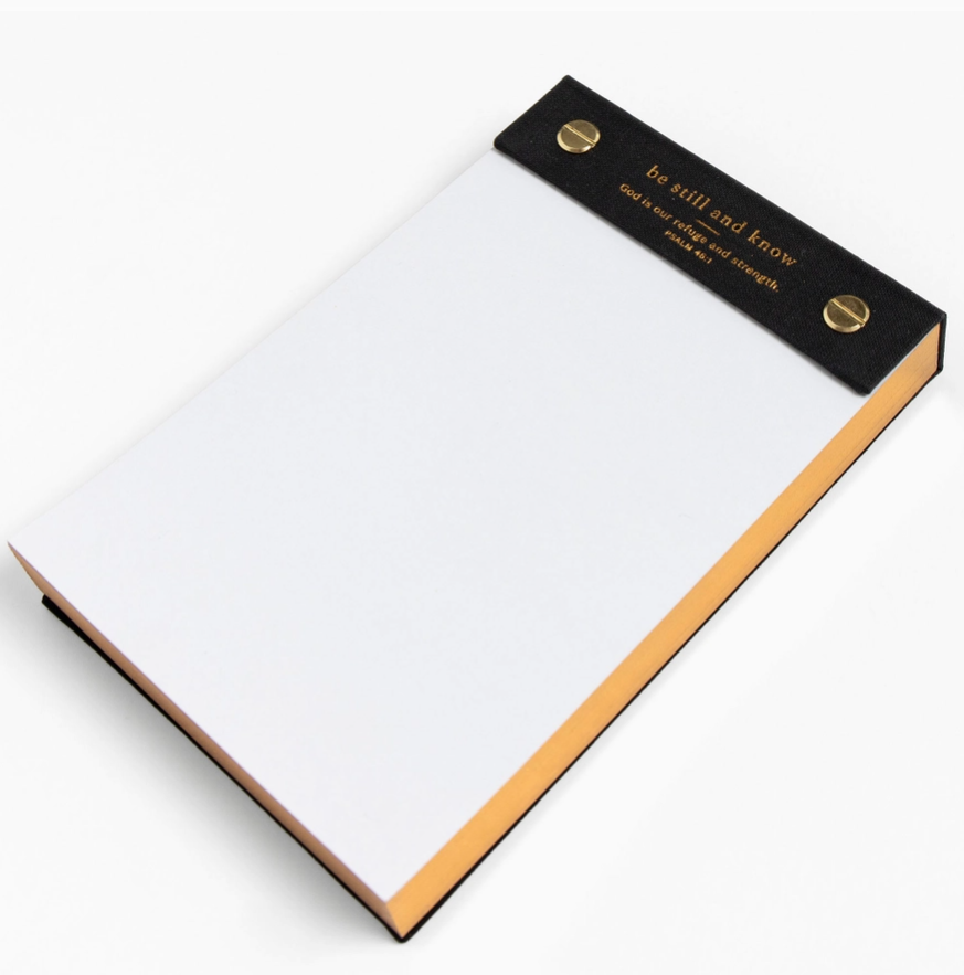 be still and know notepad