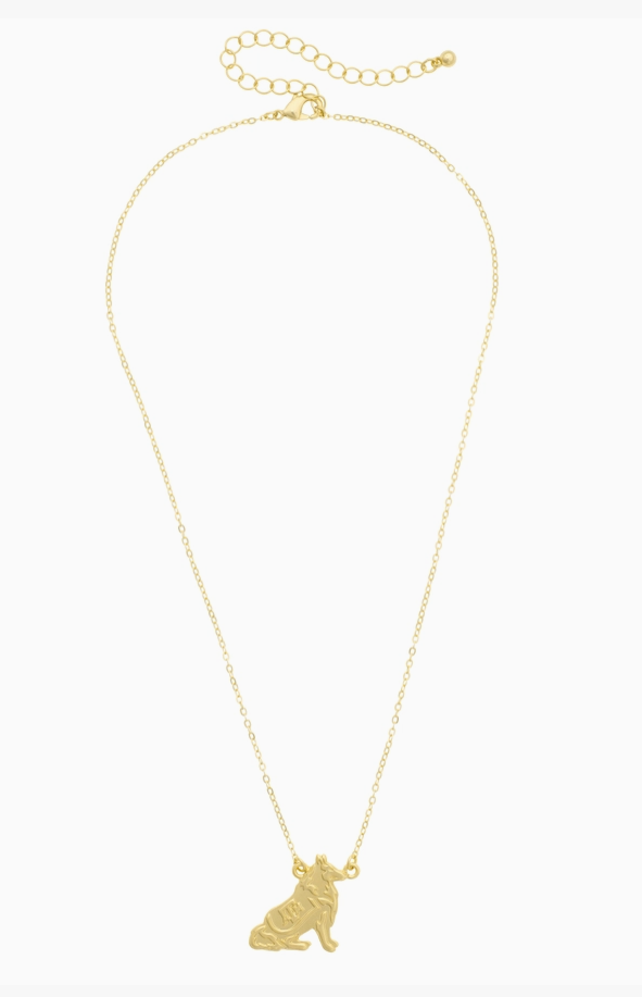 tamu logo necklace 24k

