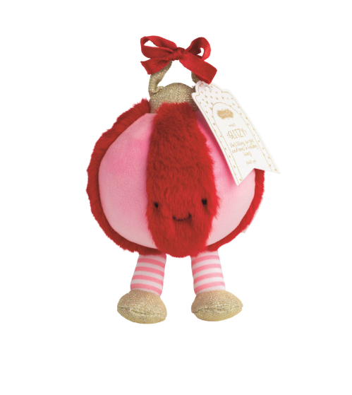mud pie glitzy ornament plush 