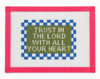 needlepoint kit trust in the lord with all your heart 