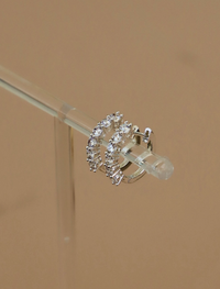 silver elan hoops katie waltman