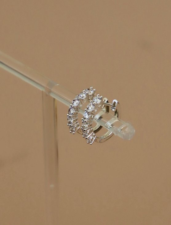 silver elan hoops katie waltman