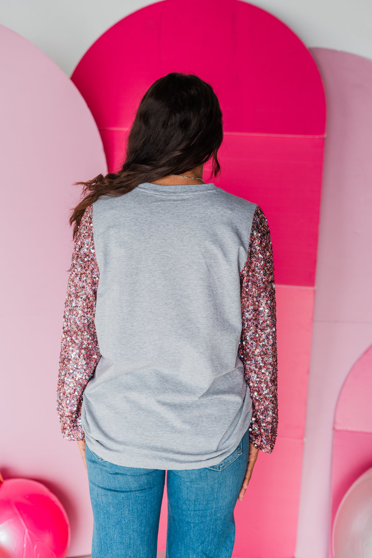 LAYERZ SHIMMER SANTA TOP