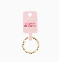 ella beaded ring beaded blondes 