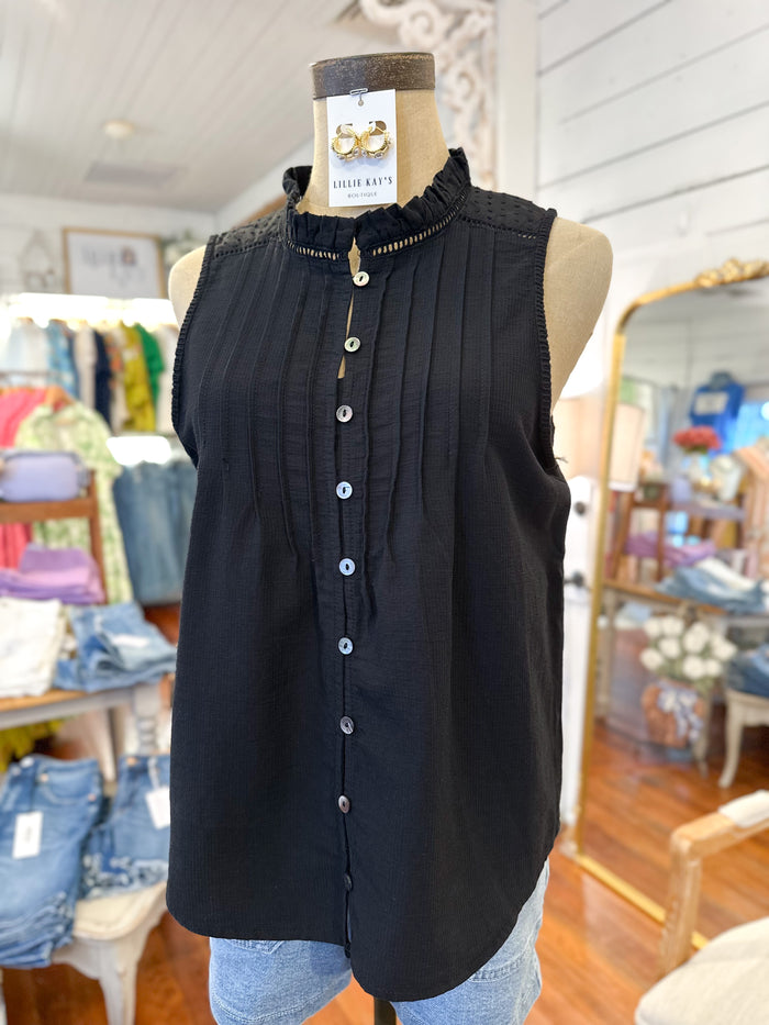 black another love sleeveless top 