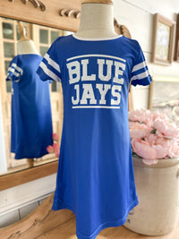 needville blue jays game day dress blue 