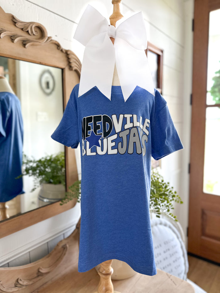 needville blue jays retro tee