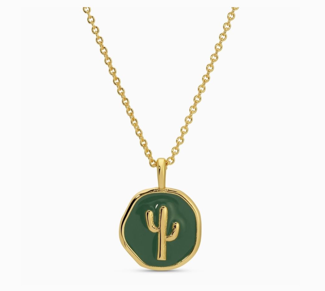 tiny cactus necklace splendid necklace 