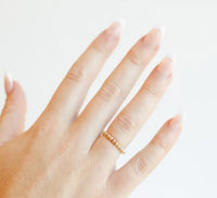 ella beaded ring beaded blondes 