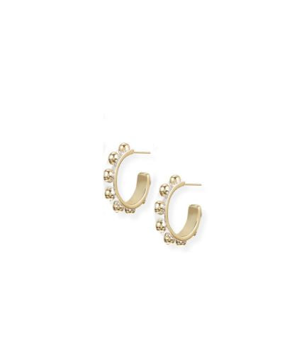 enchanted mini gold and silver earring 