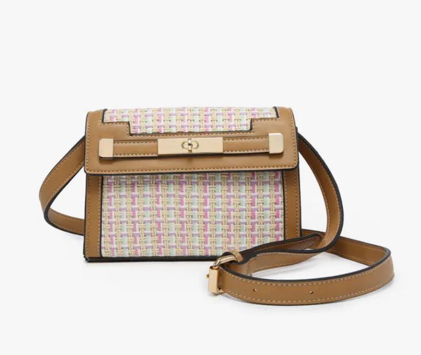 purple canvas crossbody 