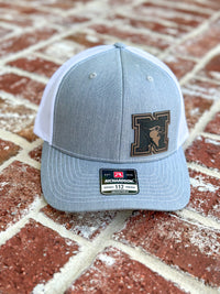 grey/white needville N patch hat