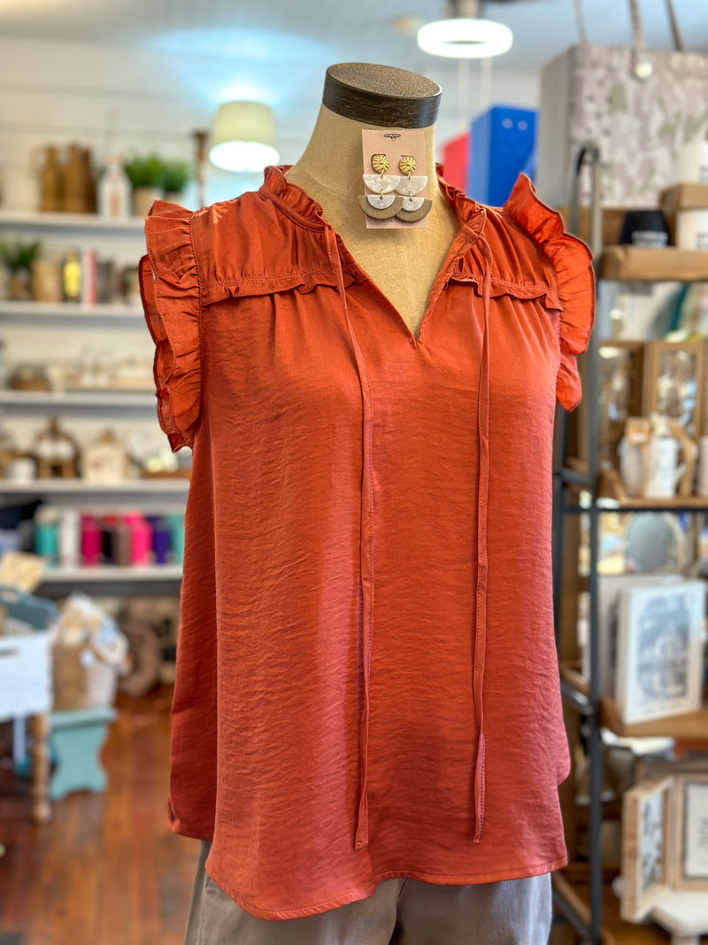 Maya Top - Rust