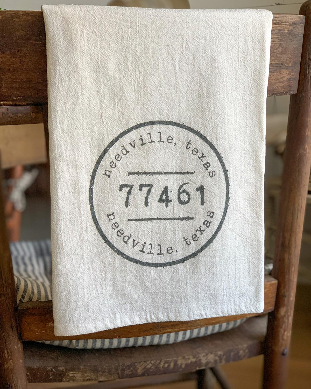 needville texas zip code tea towel
