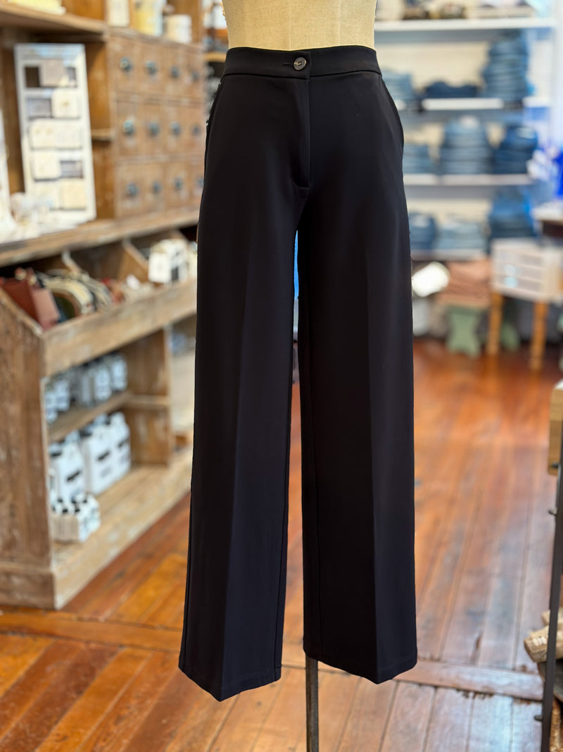 black another love dress pant crop length 