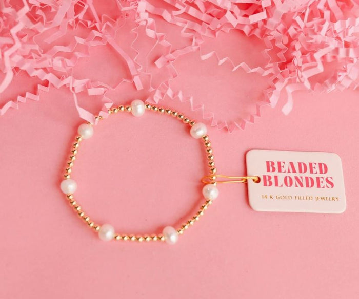 kate bracelet beaded blondes 