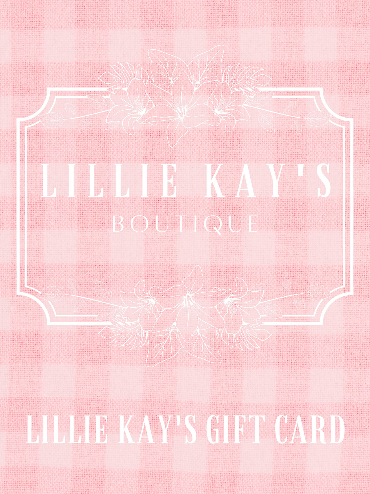 lillie kays boutique gift card