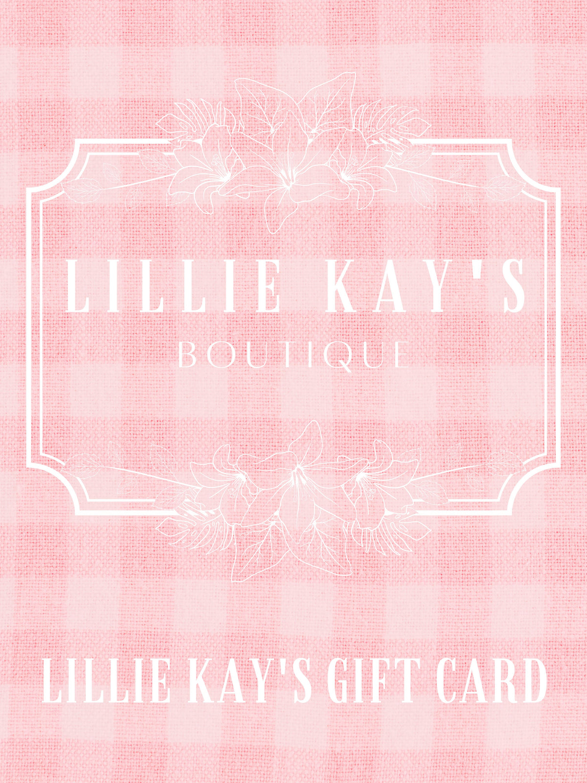lillie kays boutique gift card