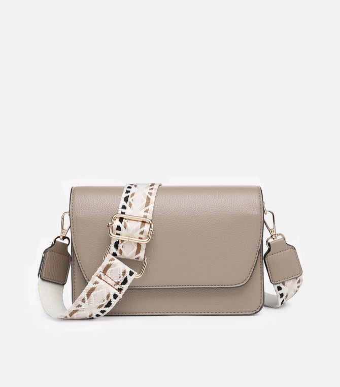 noah crossbody parchment color bag jen and co