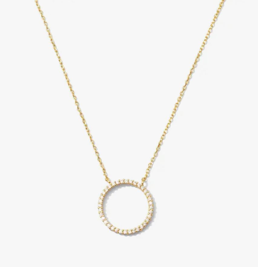 open circle necklace