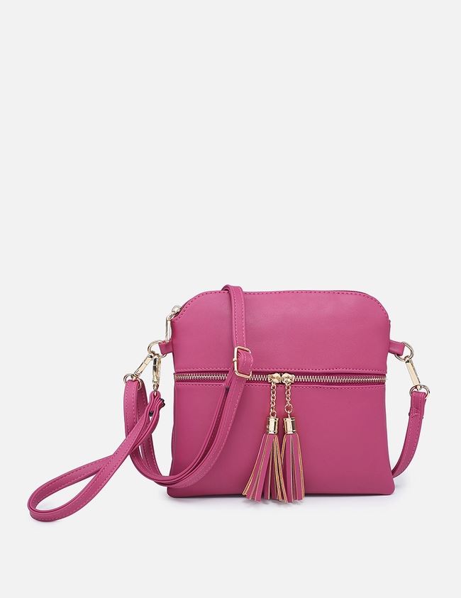 pink tara minimalist crossbody