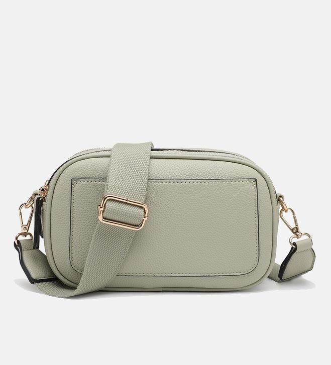 sky bag sage green crossbody 
