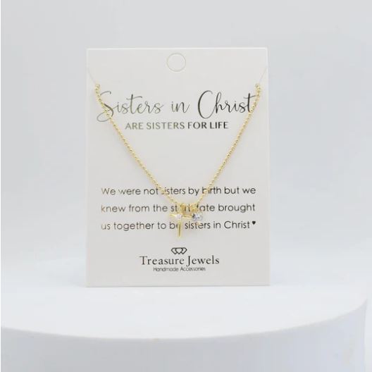 sisters in christ necklace treasure jewels