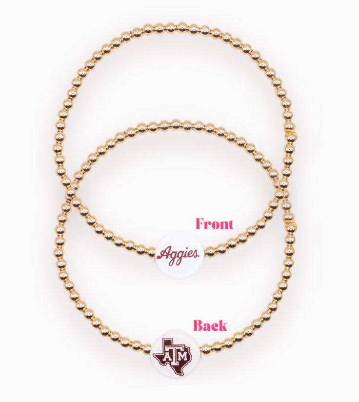 beaded blondes tamu bracelet stack double sided 