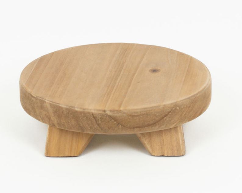 mini round wood riser 