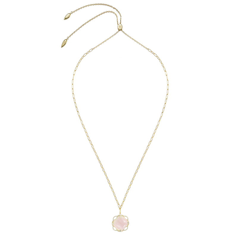 She's A Gem Necklace - Pink Cat's Eye