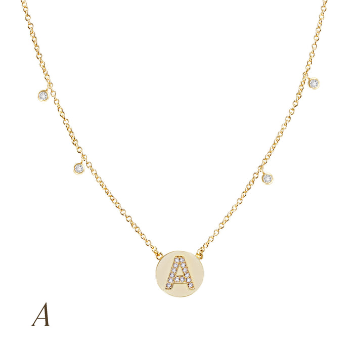 natalie wood designs initial necklace