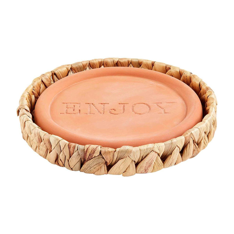 mud pie terra cotta warming trivet 